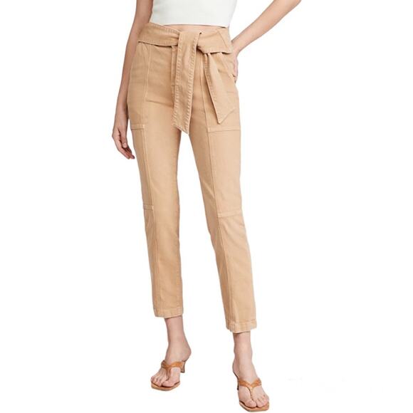 JONATHAN SIMKHAI Henley Tie Waist Pants tan - Picture 3 of 15